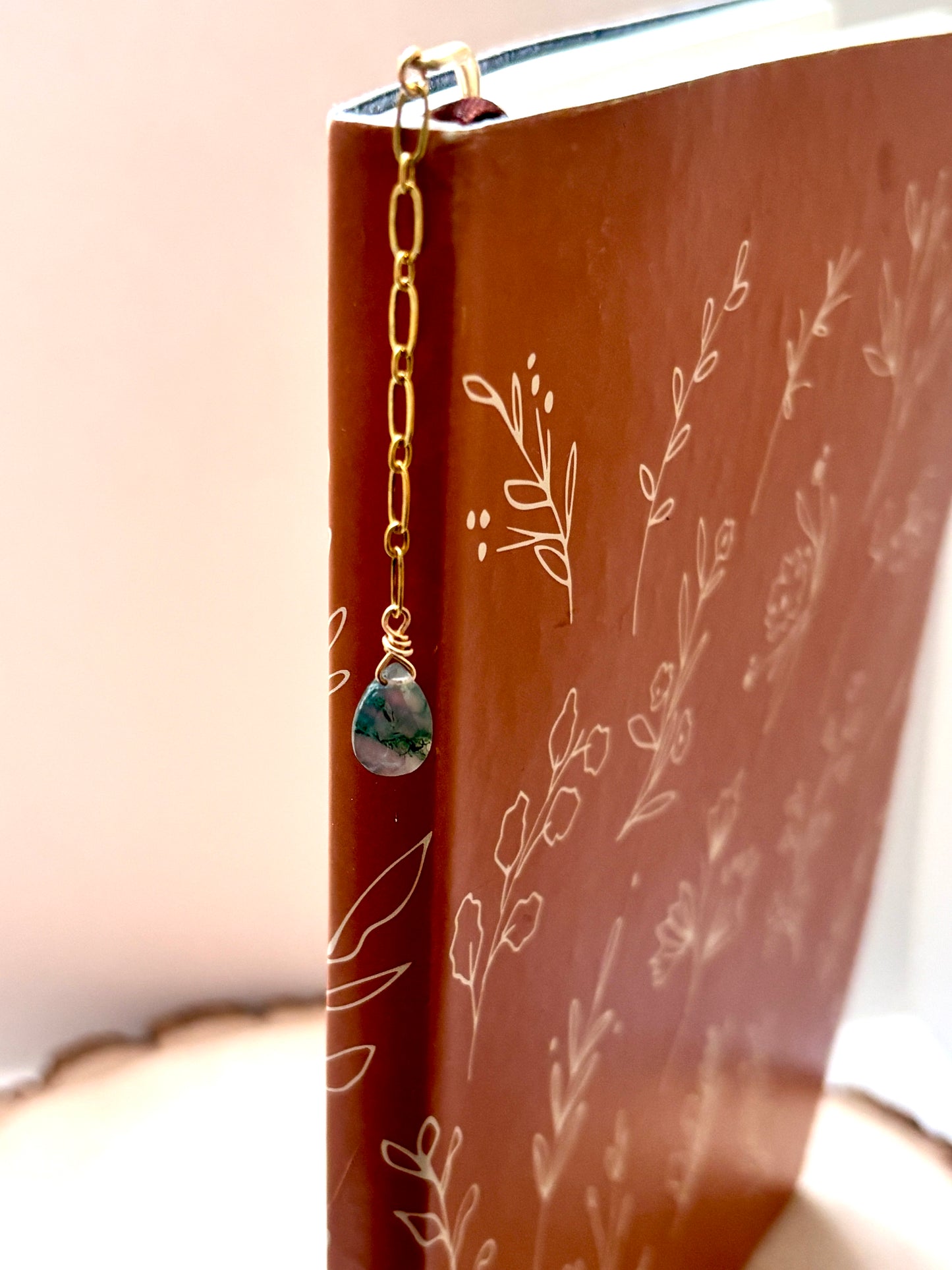 Moss Agate Bookmark