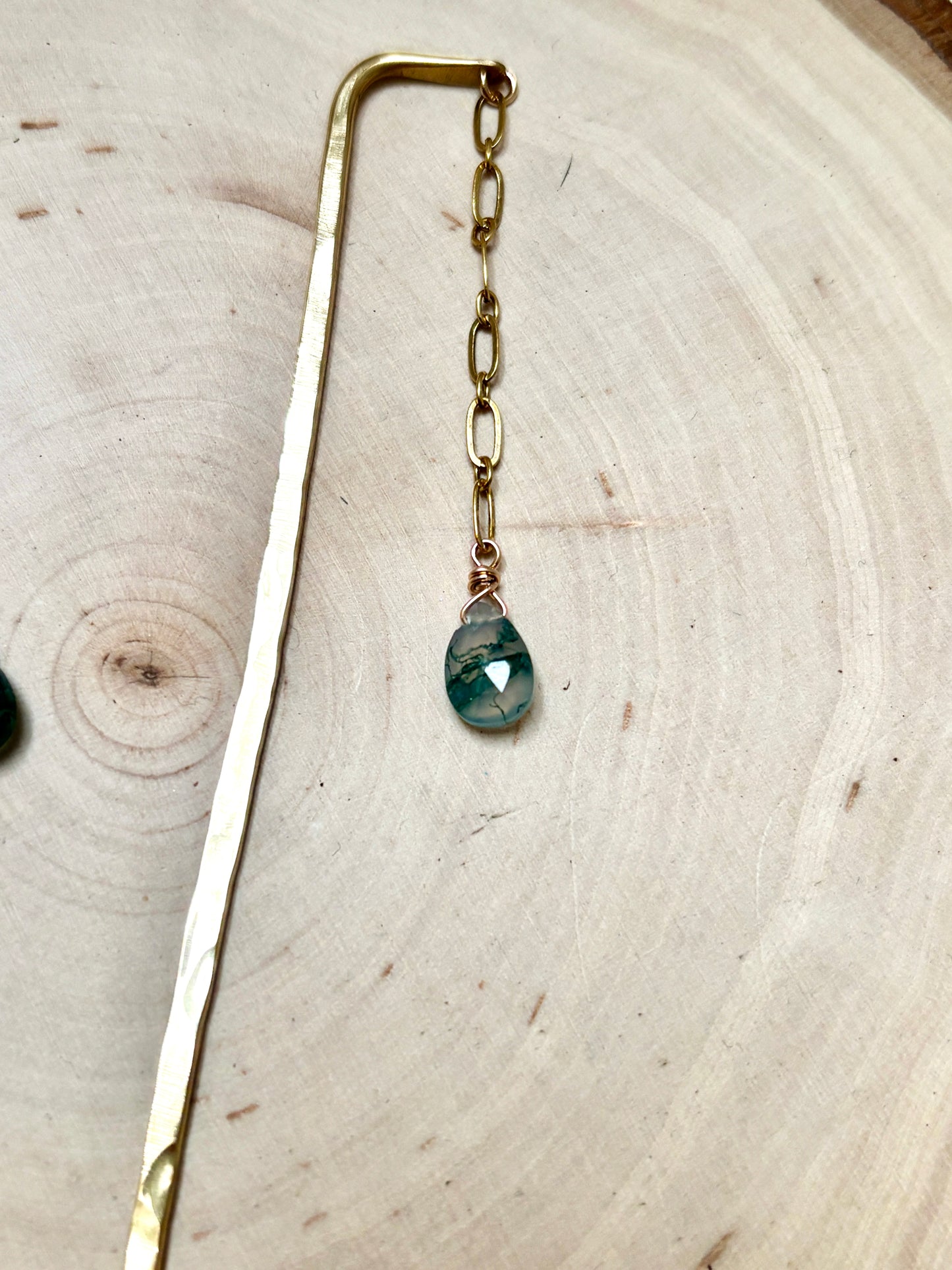 Moss Agate Bookmark
