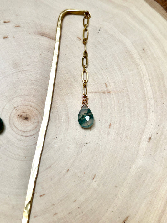Moss Agate Bookmark