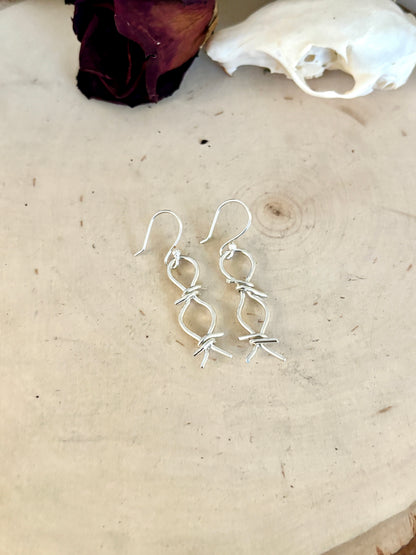 Barbed Wire Earrings