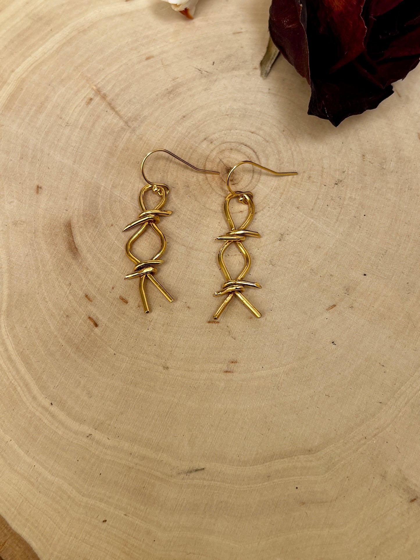 Barbed Wire Earrings