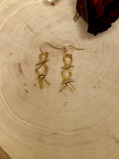 Barbed Wire Earrings