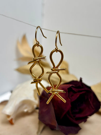 Barbed Wire Earrings