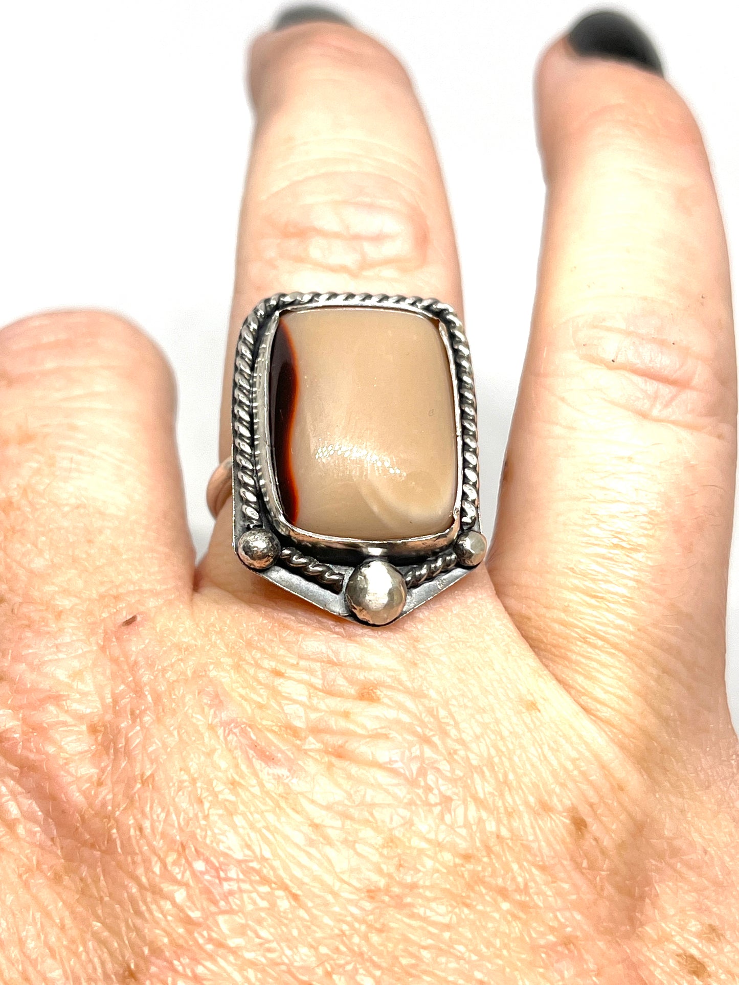 Mookaite Jasper Ring