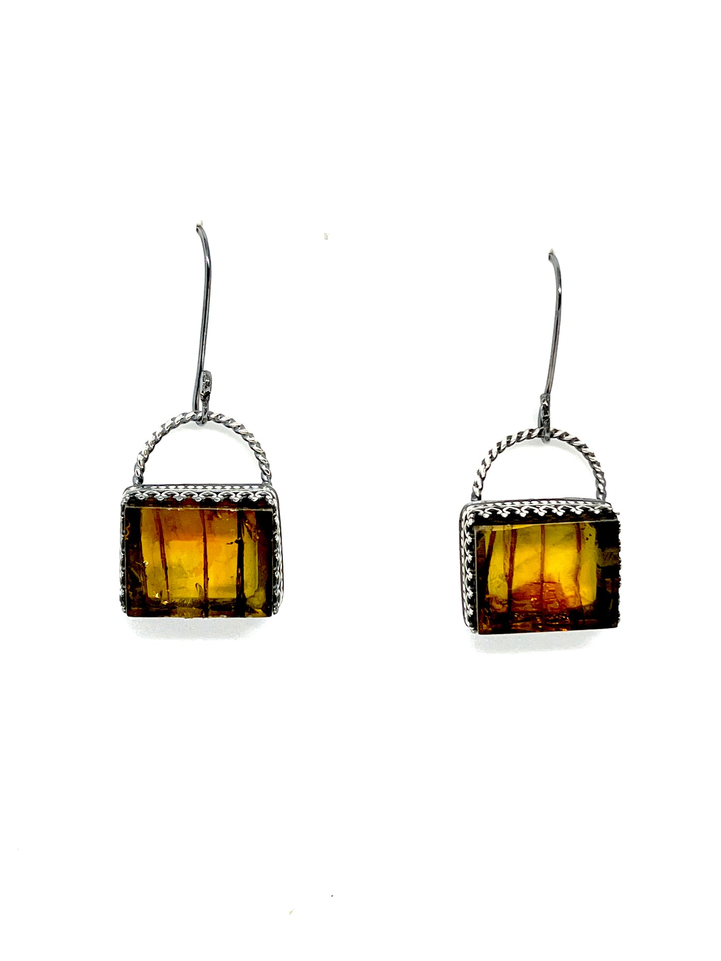 Amber Earrings