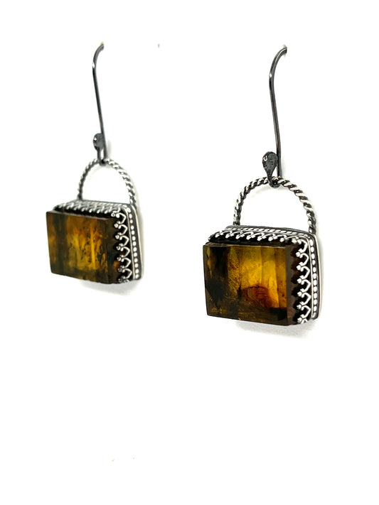 Amber Earrings