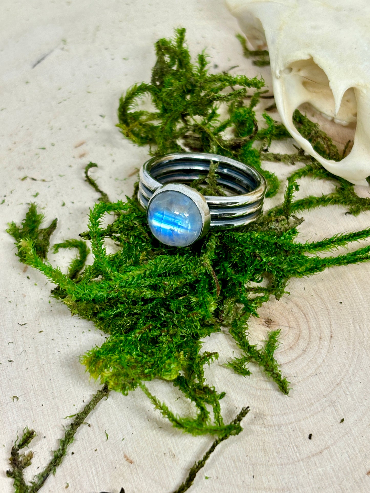 Moonstone Ring - size 7.5