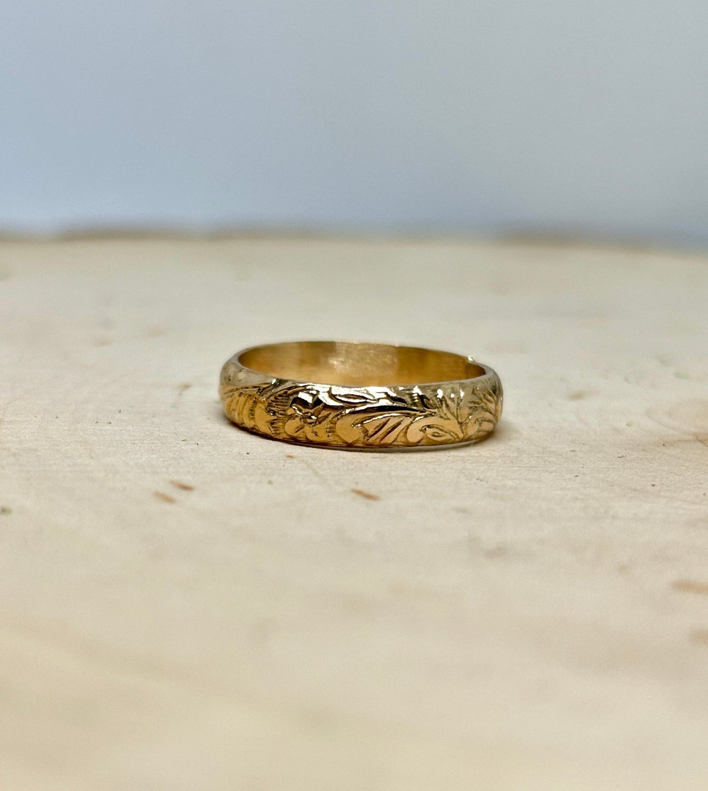 Floral Stacking Ring