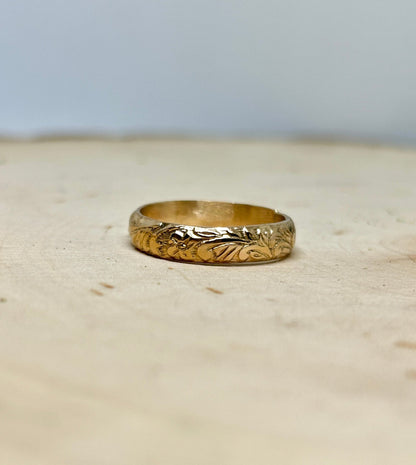 Floral Stacking Ring