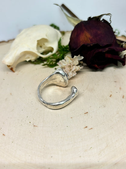 Kyanite Open Ring - adjustable size