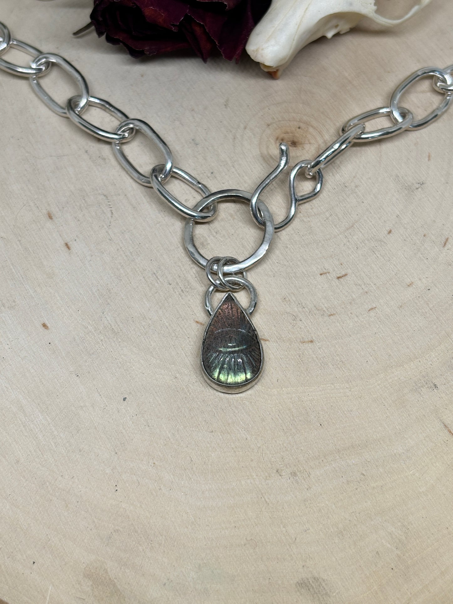 Evil Eye Thick Chain Necklace