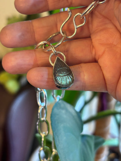 Evil Eye Thick Chain Necklace