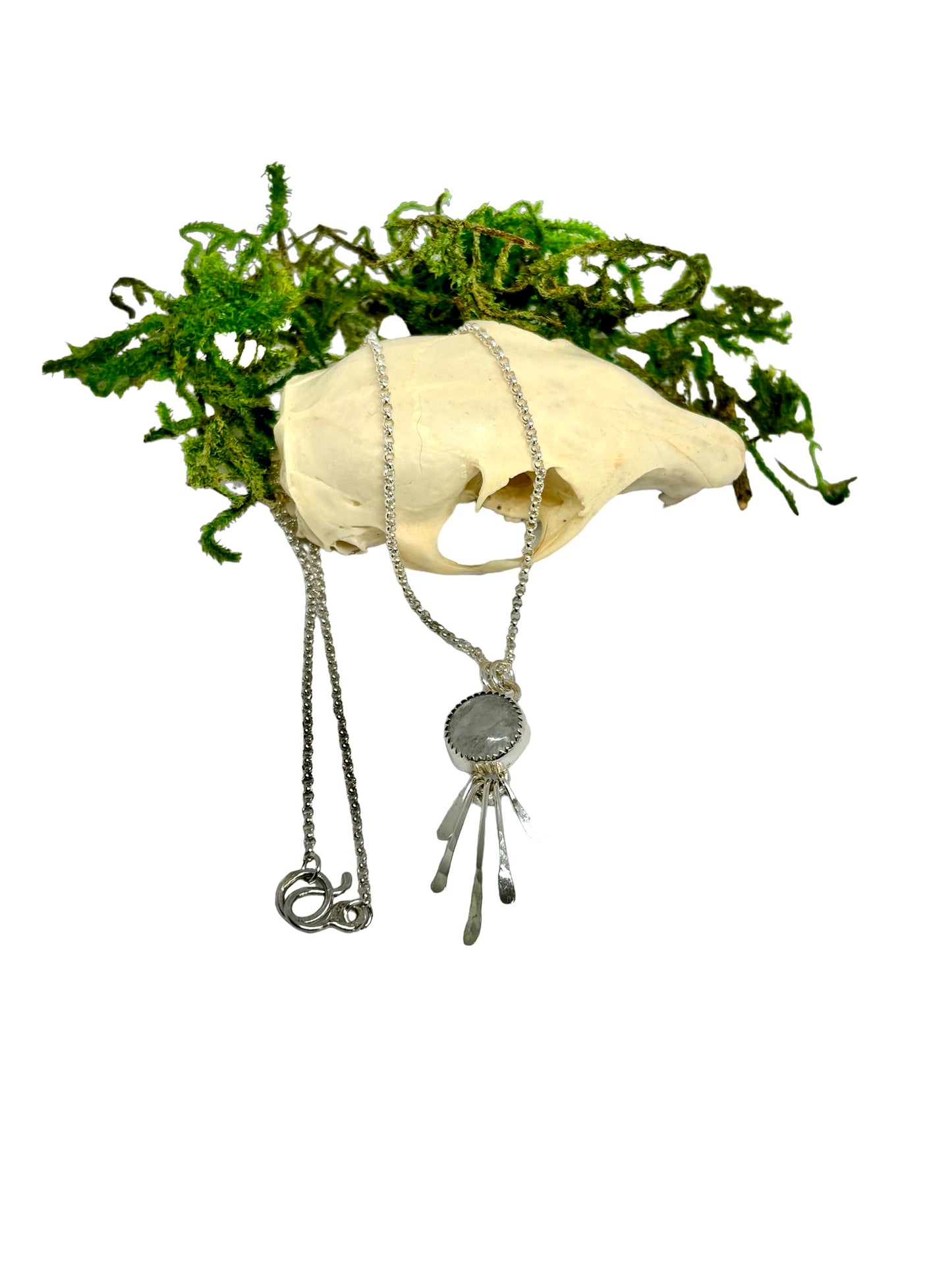 Moonstone Fringe Necklace